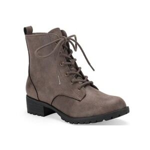 Sun + Stone Frankie Brown Combat Boots Size 13